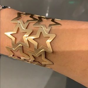 NEVER WORN Gold Star Bracelet Cuff